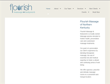 Tablet Screenshot of flourishmassage.com